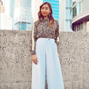 Powder Blue Wide Legged Pants